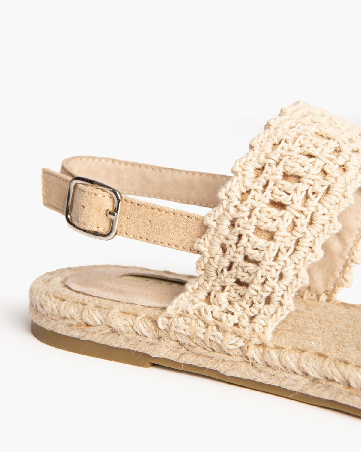 CROCHET FLAT SANDALS