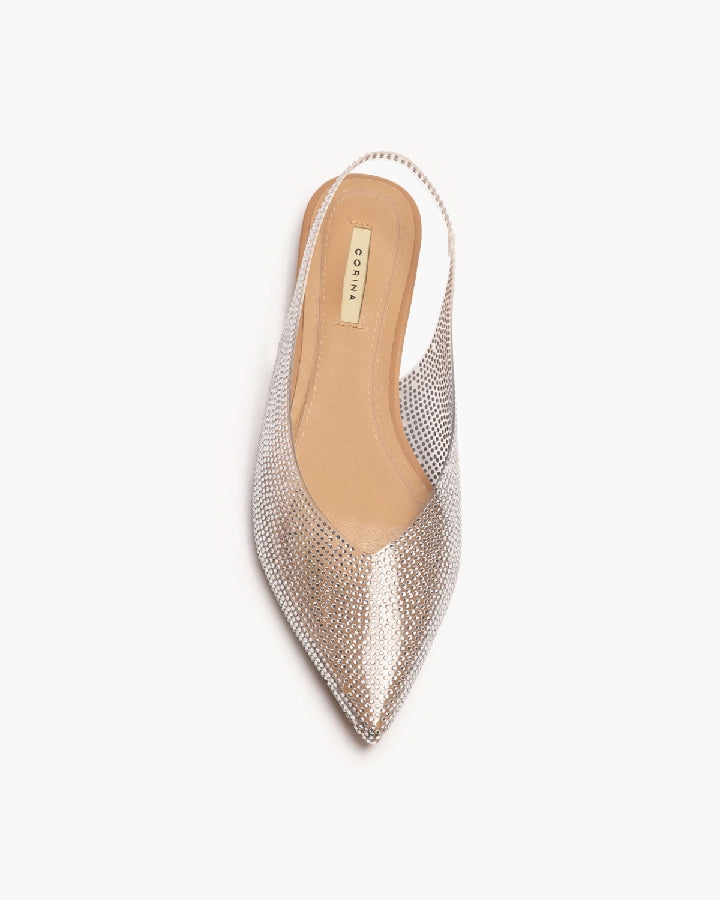 VINYL FLAT SLINGBACK