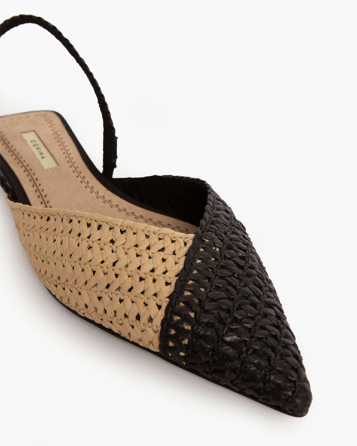 BRAIDED FLAT SLINGBACK