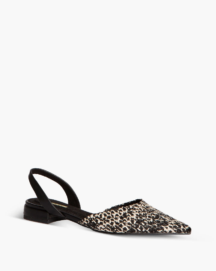 BRAIDED FLAT SLINGBACK