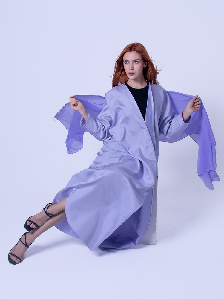 Jacquard Oversized Abaya