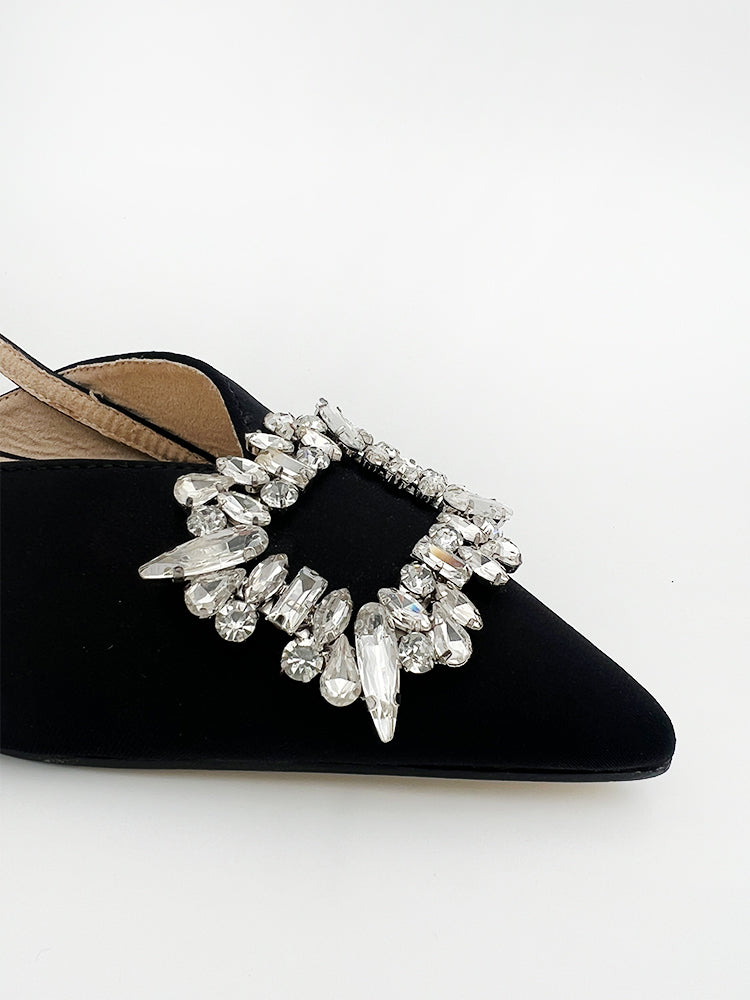 EMBELLISHED FLAT SLINGBACK