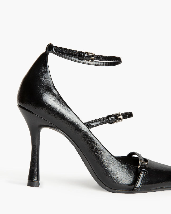 HIGH HEEL PUMP IN BLACK