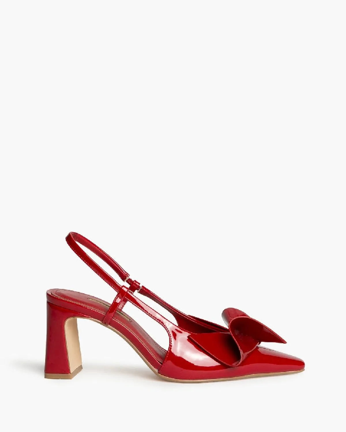 HIGH HEEL WITH BOW DETAIL IN RED-Sling Backs-CORINA- Pointure.AE