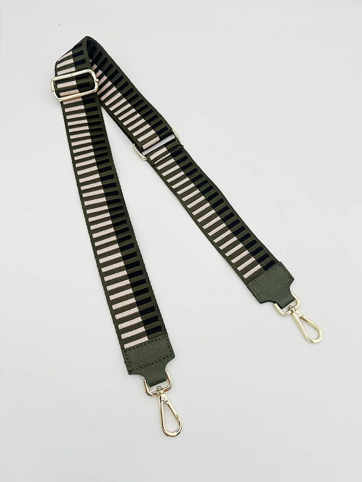LEATHER TRIMMED BAG STRAP-Bag Straps-POINTURE- Pointure.AE