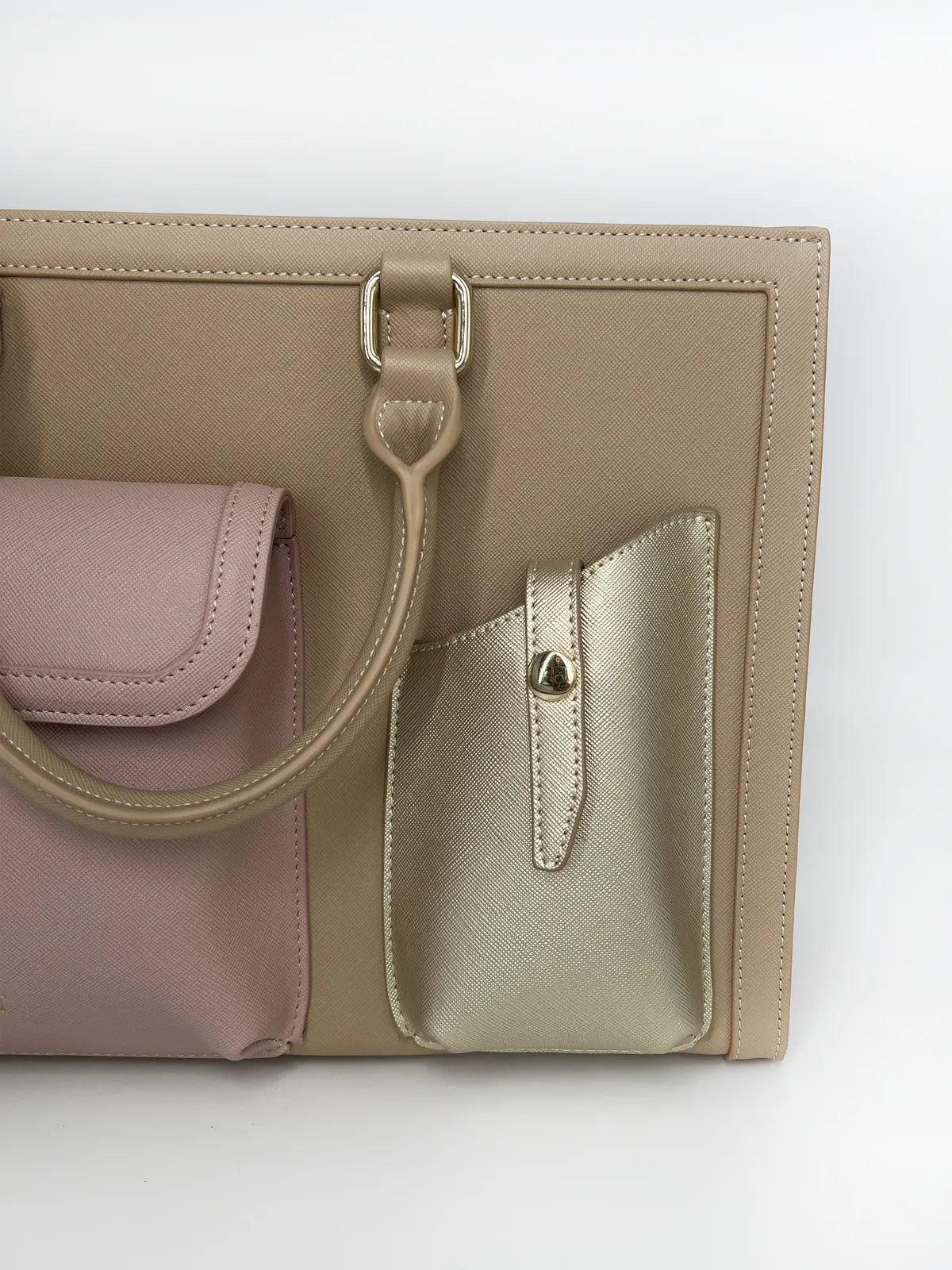 MULTI POCKET HANDBAG-Top Handle Bags-ONPOINT- Pointure.AE