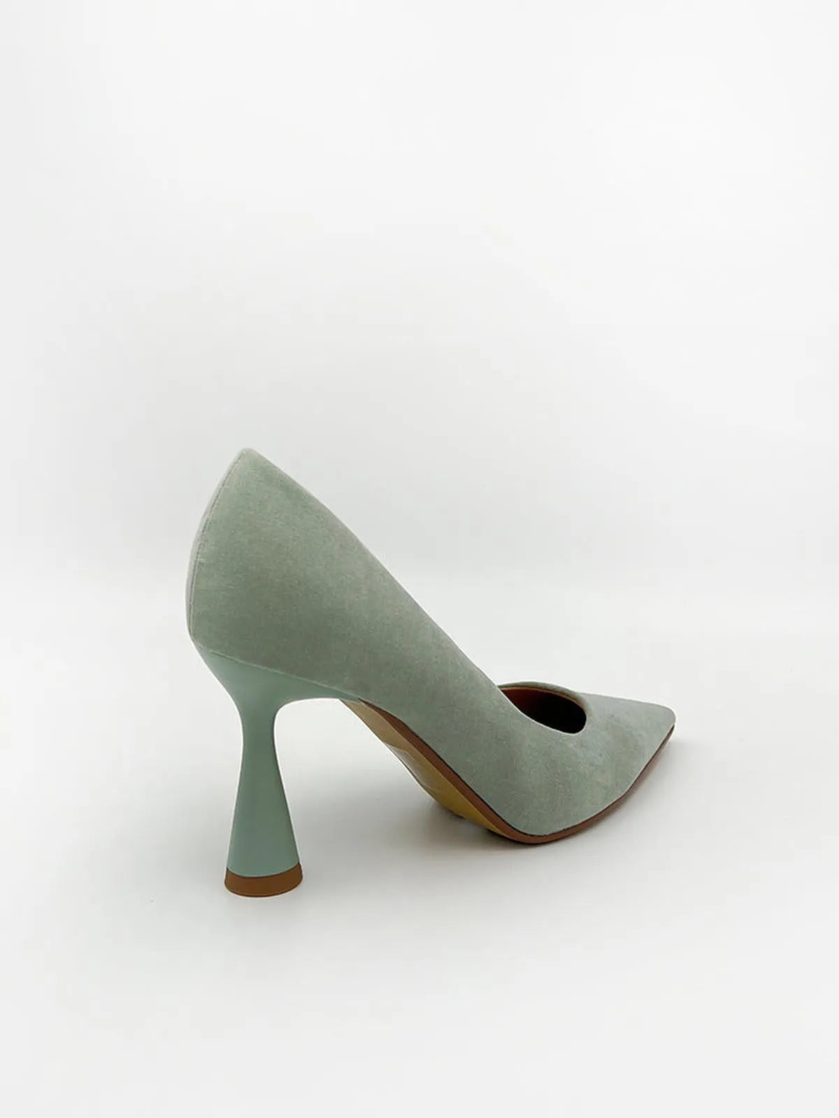 POINTED TOE PUMP IN LIGHT GREEN-Pumps-CORINA- Pointure.AE