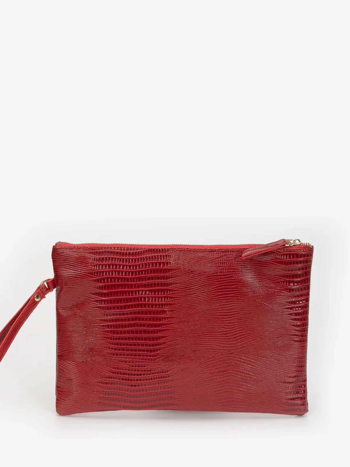 PORTFOLIO CLUTCH BAG IN RED-Clutches-MARIE CLAIRE- Pointure.AE