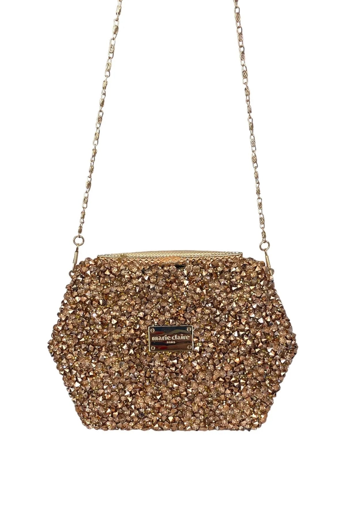 RHINESTONES EVENING BAG-Clutches-MARIE CLAIRE- Pointure.AE