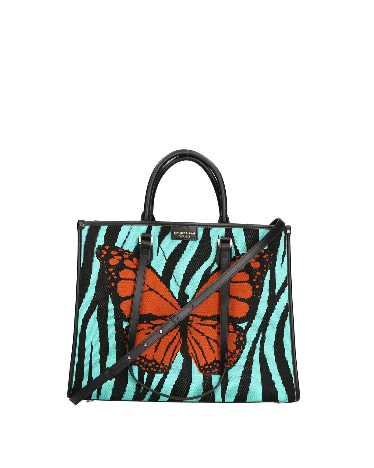 SHOPPER BAG - SAFARI MOTH-Tote Bags-MY BEST BAG- Pointure.AE