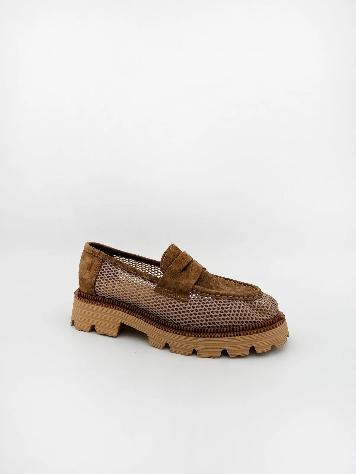 SUEDE-MESH LOAFER-Loafers-TUCINO- Pointure.AE