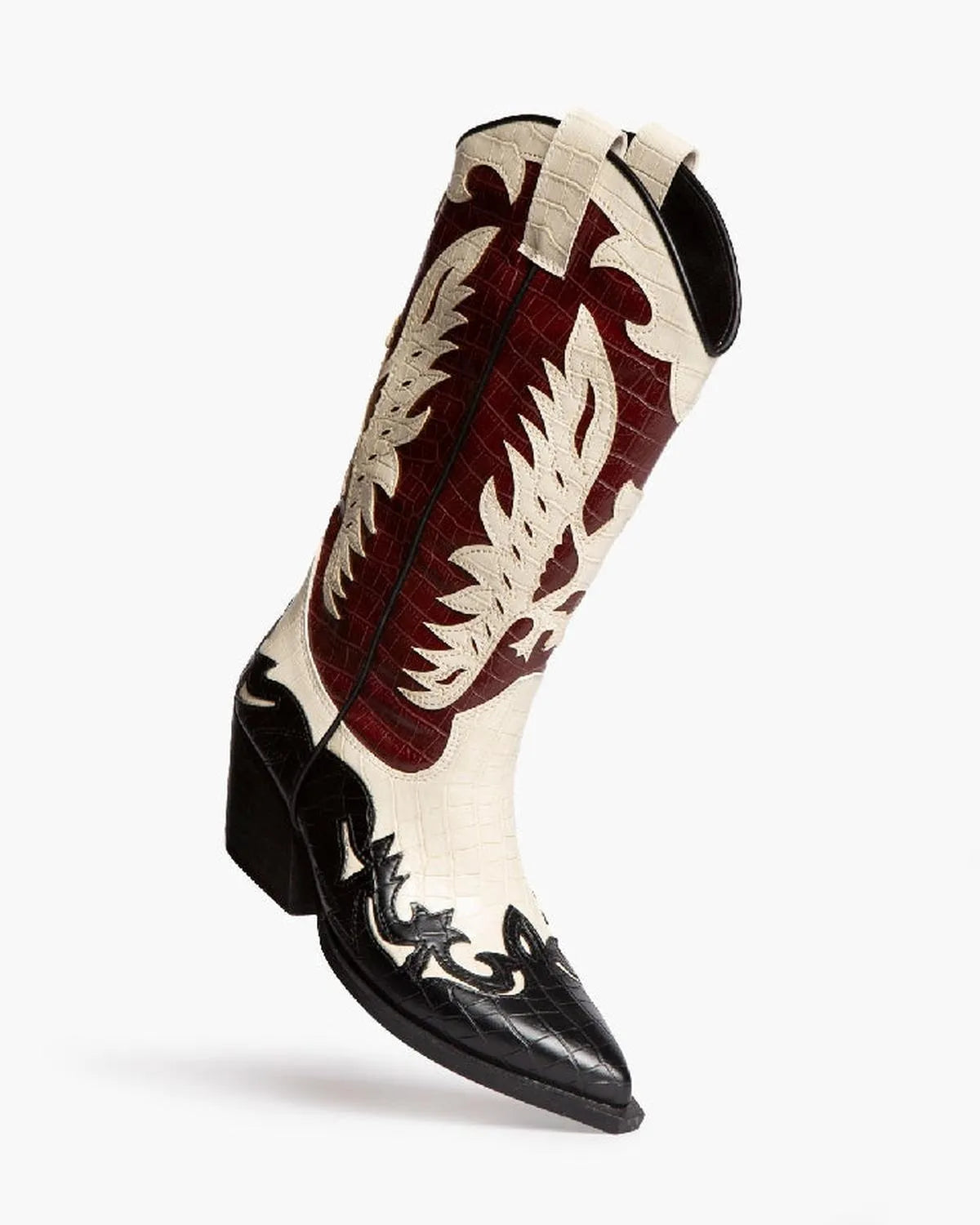 UNDER KNEE DESIGNED TEXAS BOOTS-Texas boots-CORINA- Pointure.AE