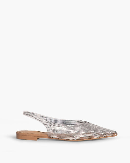 VINYL FLAT SLINGBACK