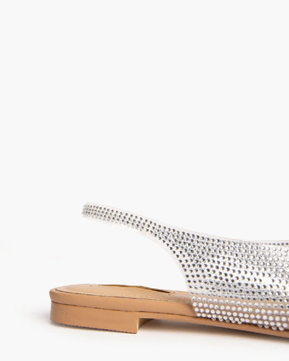 VINYL FLAT SLINGBACK