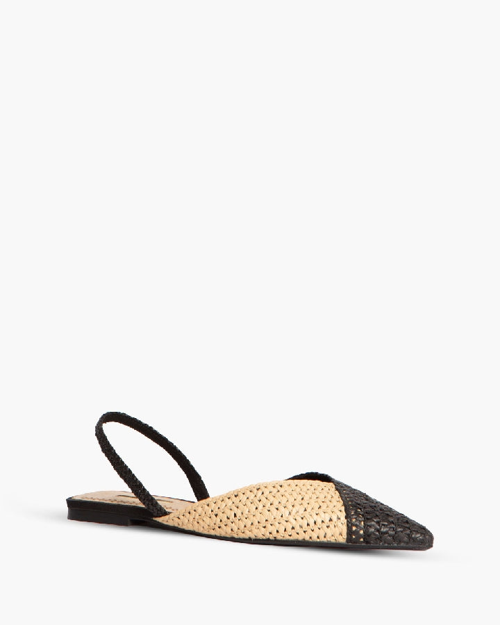 BRAIDED FLAT SLINGBACK