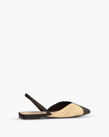 BRAIDED FLAT SLINGBACK