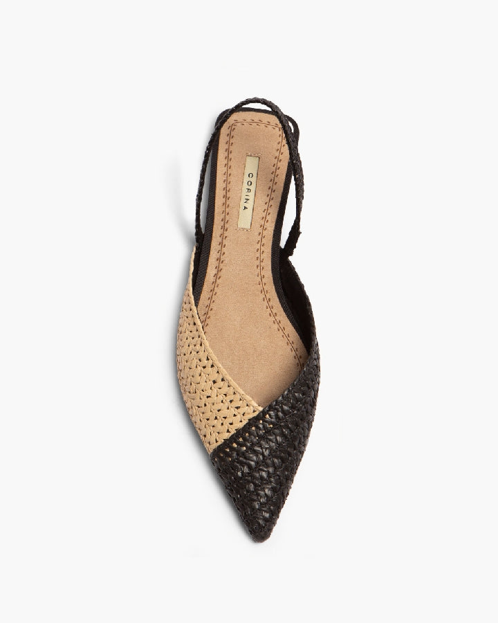 BRAIDED FLAT SLINGBACK