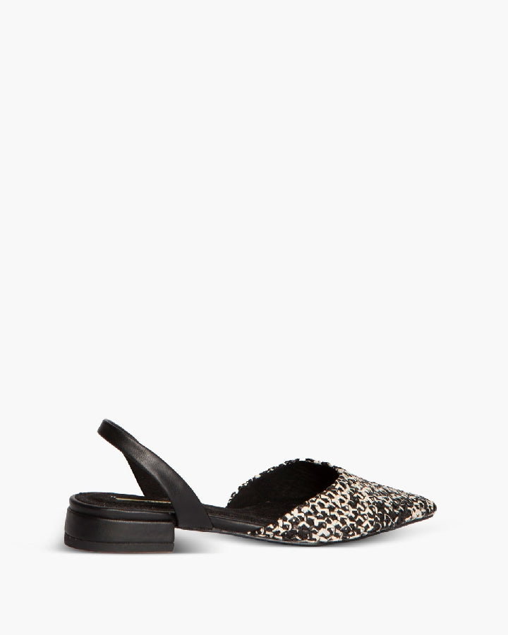 BRAIDED FLAT SLINGBACK