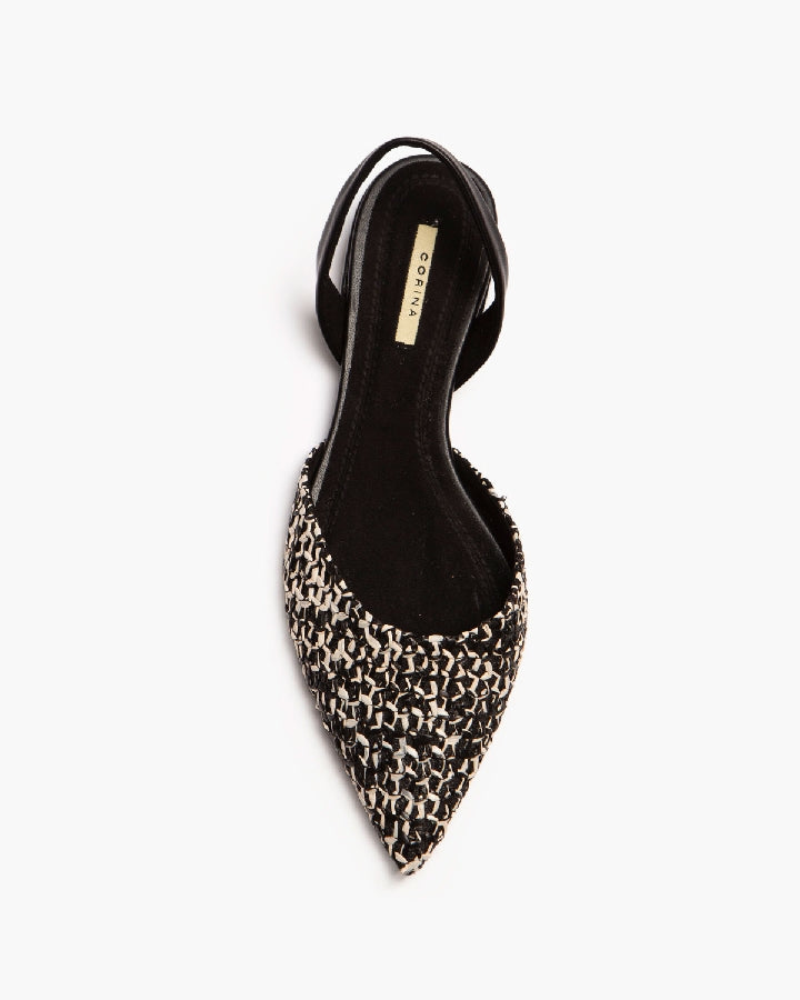 BRAIDED FLAT SLINGBACK
