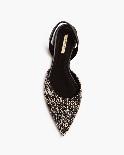 BRAIDED FLAT SLINGBACK