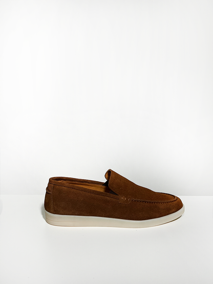 SUEDE BROWN LOAFER