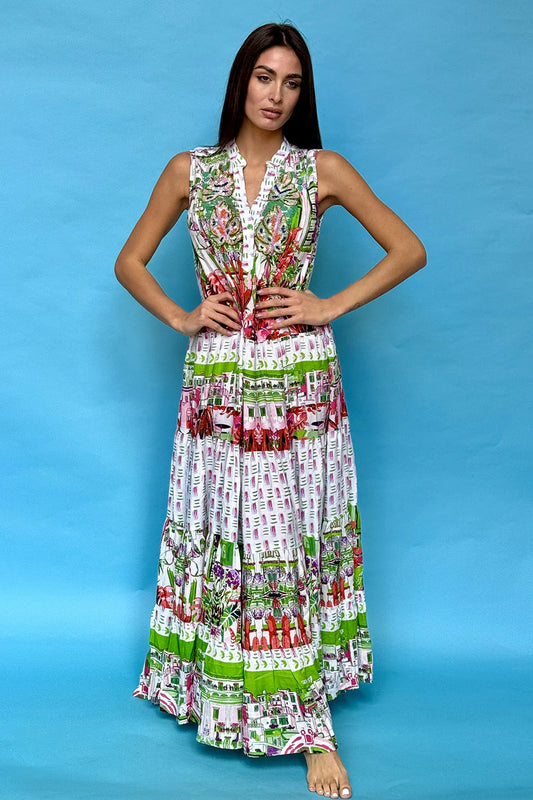 SLEEVELESS MAXI DRESS
