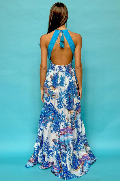 SPAGHETTI STRAP MAXI DRESS