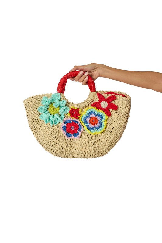 “LILY” STRAW BAG