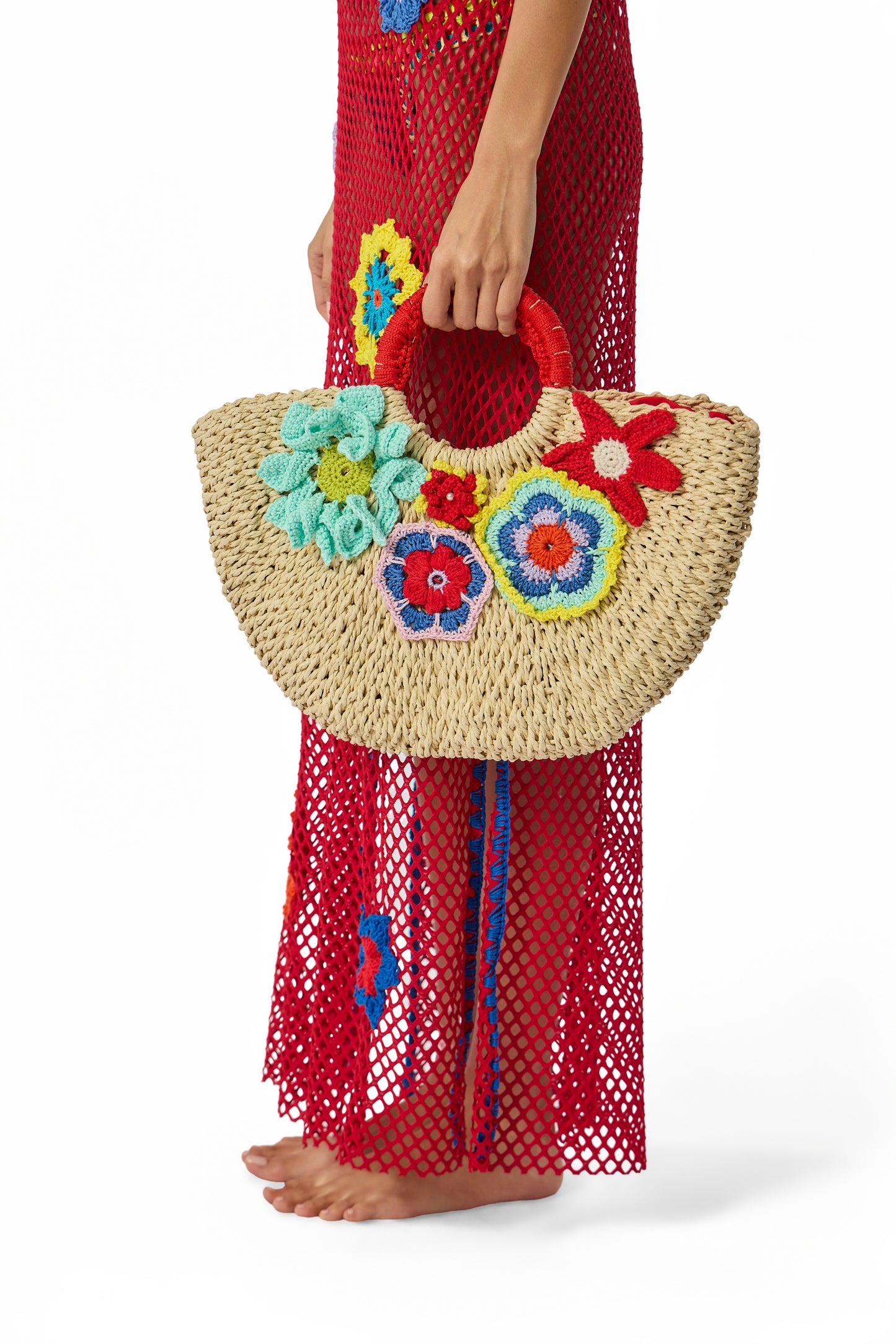“LILY” STRAW BAG