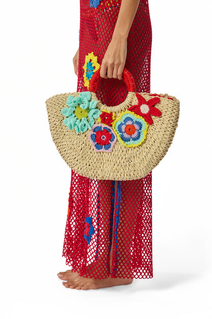 “LILY” STRAW BAG