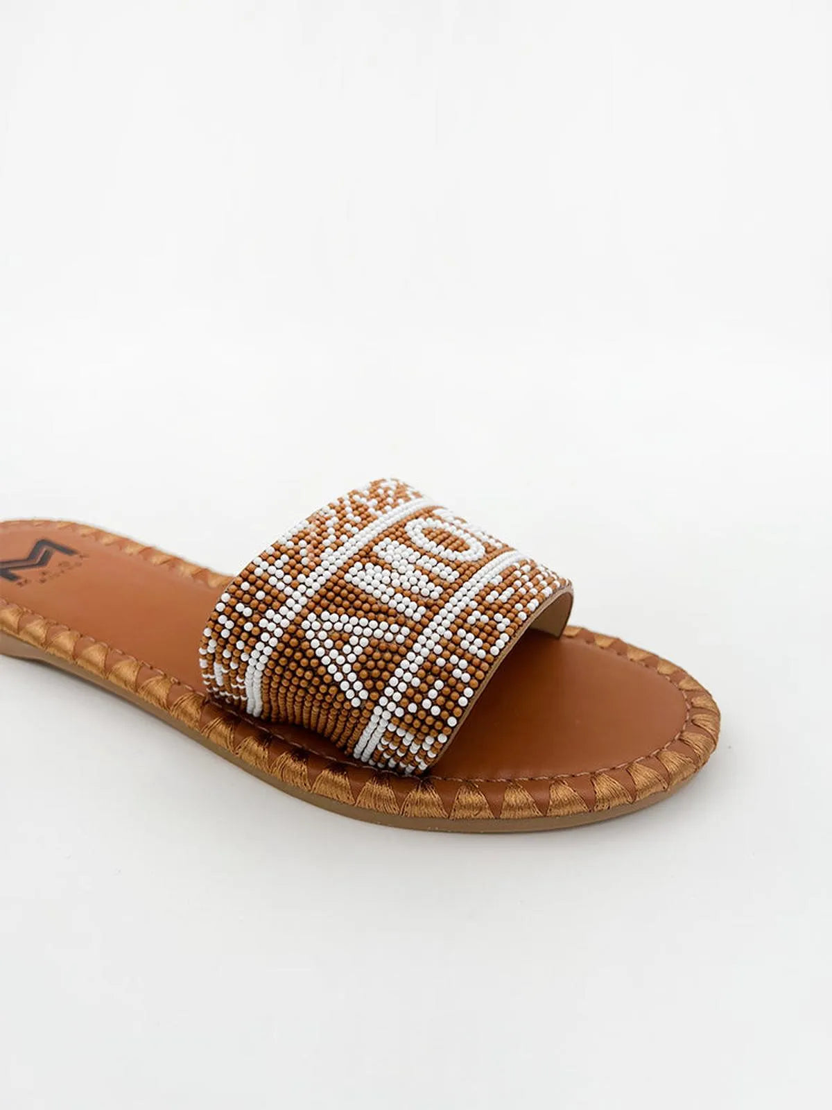 "AMORE" BEADED SLIPPER-Slippers-MAGA MILANO- Pointure.AE