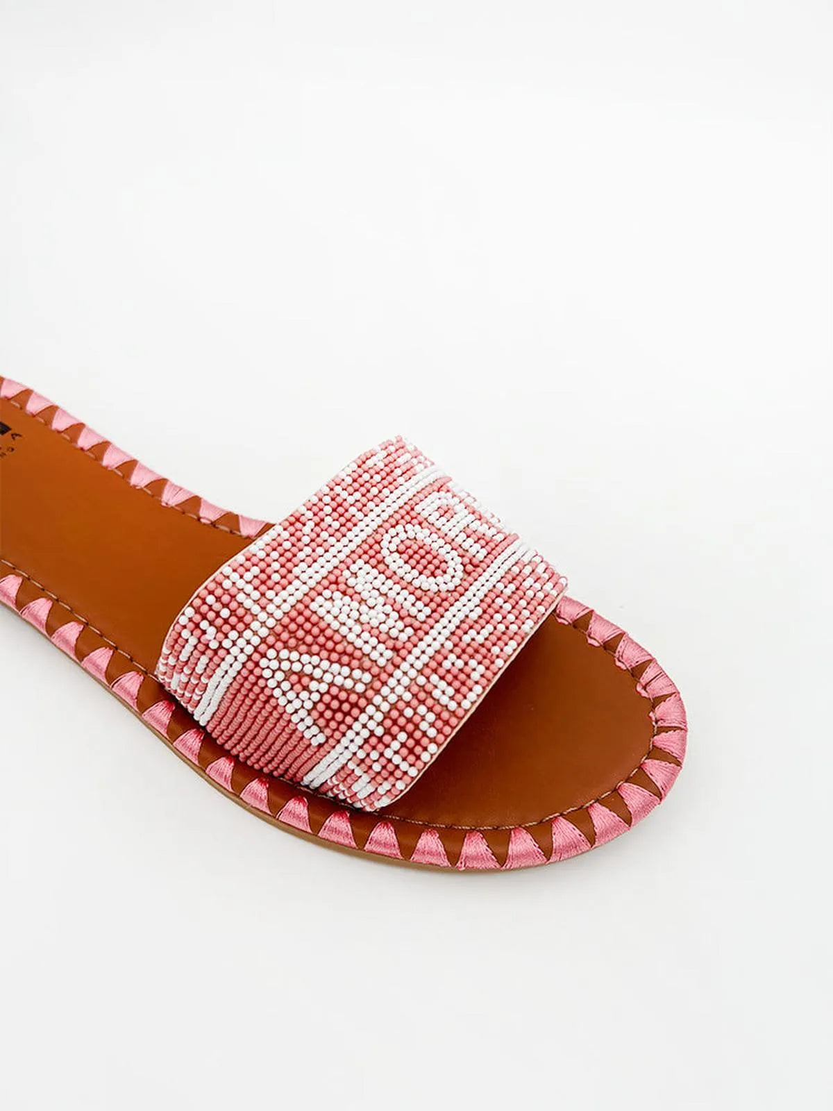 "AMORE" BEADED SLIPPER-Slippers-MAGA MILANO- Pointure.AE