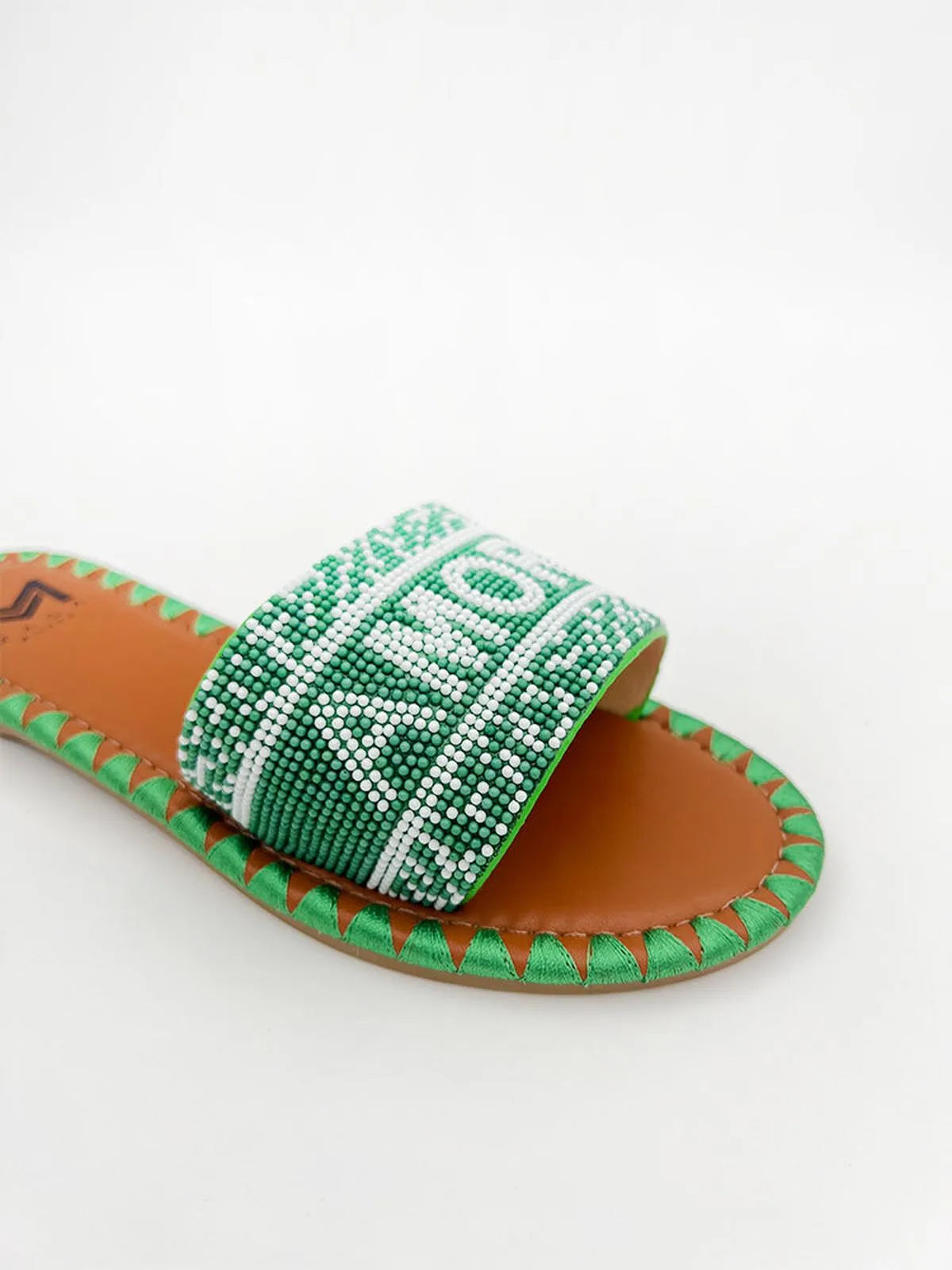 "AMORE" BEADED SLIPPER-Slippers-MAGA MILANO- Pointure.AE