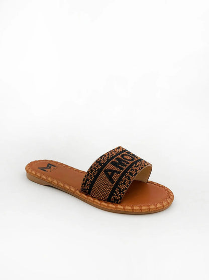 "AMORE" BEADED SLIPPER-Slippers-MAGA MILANO- Pointure.AE