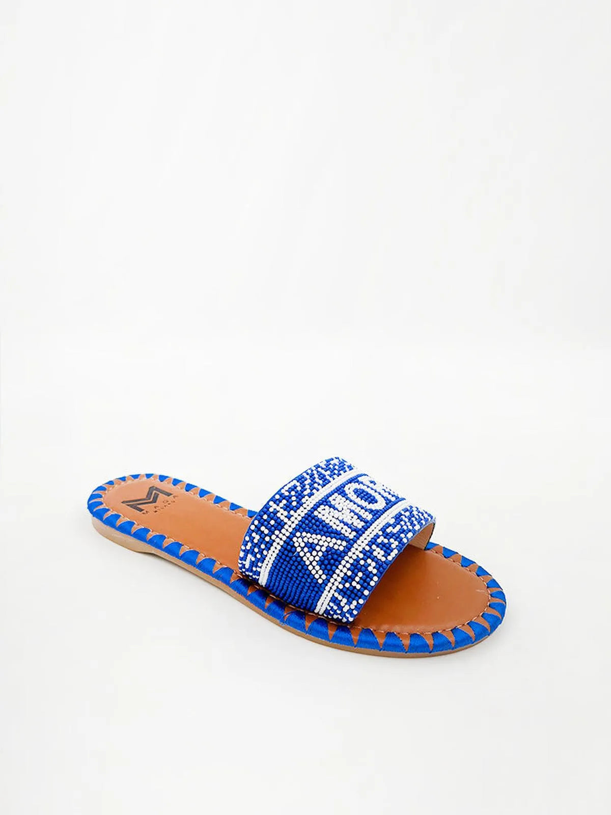 "AMORE" BEADED SLIPPER-Slippers-MAGA MILANO- Pointure.AE