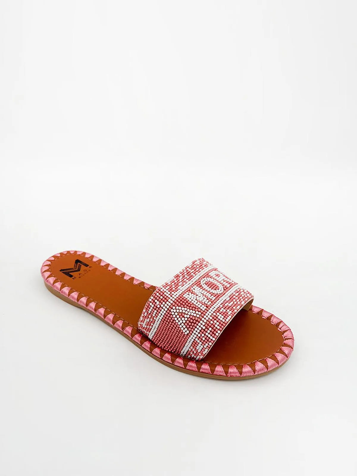 "AMORE" BEADED SLIPPER-Slippers-MAGA MILANO- Pointure.AE