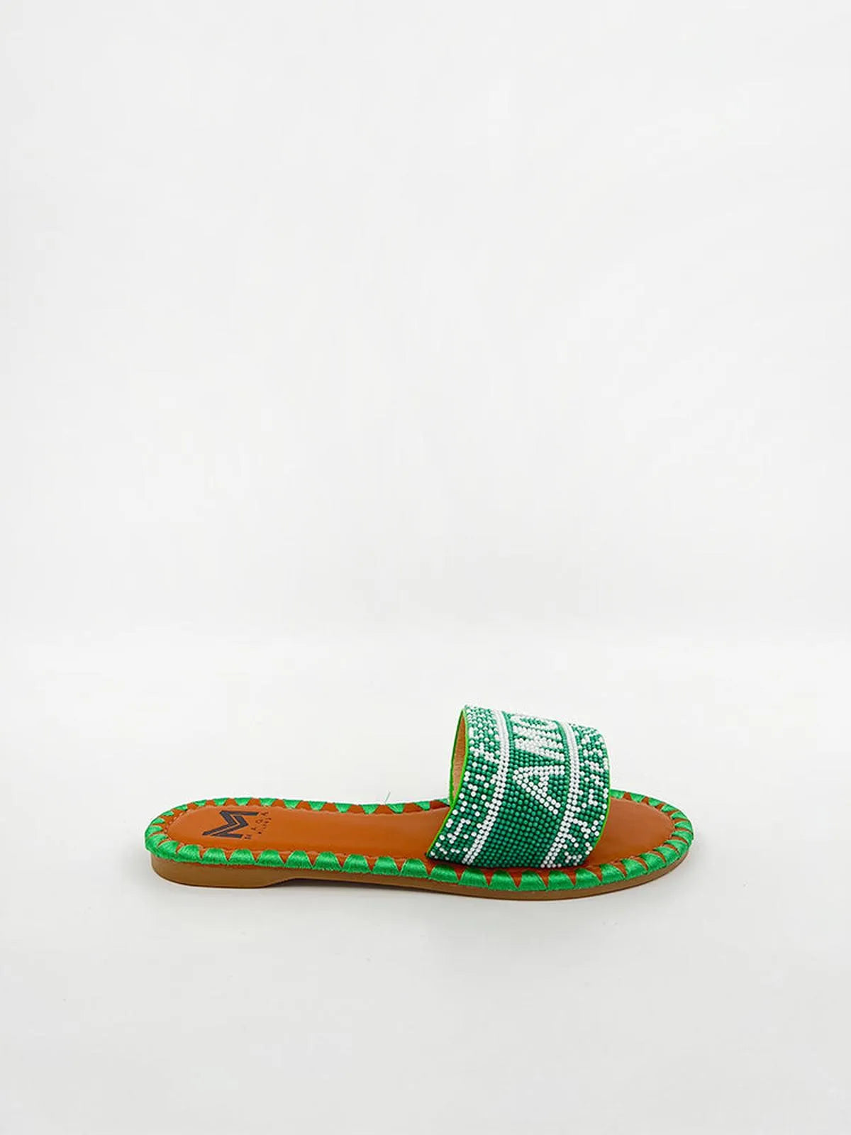 "AMORE" BEADED SLIPPER-Slippers-MAGA MILANO- Pointure.AE