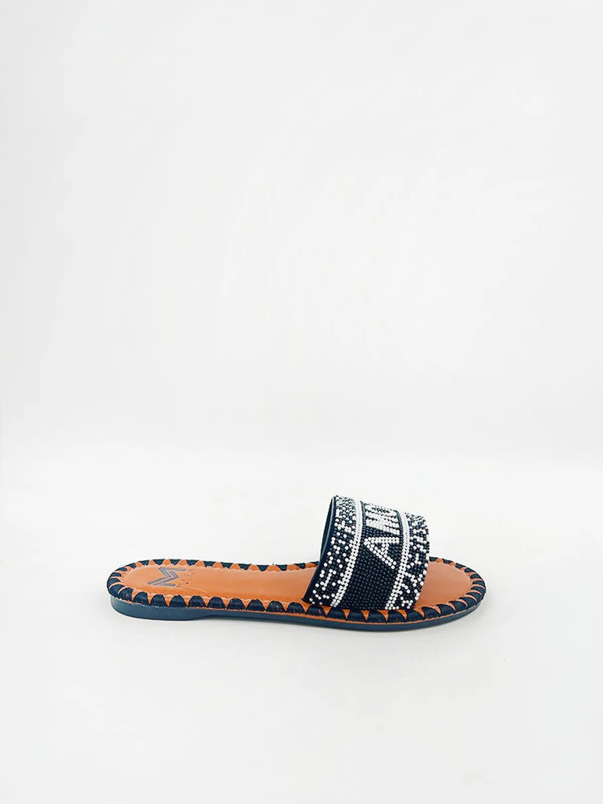"AMORE" BEADED SLIPPER-Slippers-MAGA MILANO- Pointure.AE