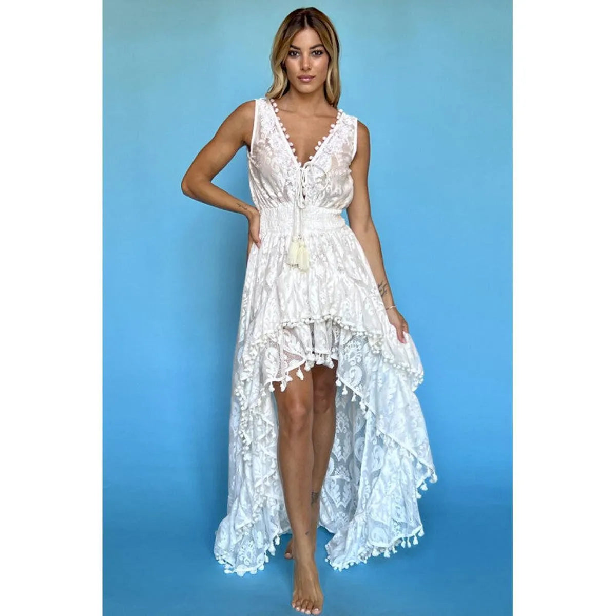 ASYMMETRICAL BOHO DRESS