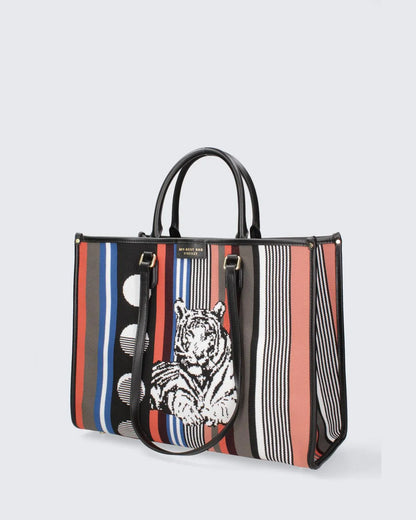 ATENA JUNGLE - TIGER-Tote Bags-MY BEST BAG- Pointure.AE