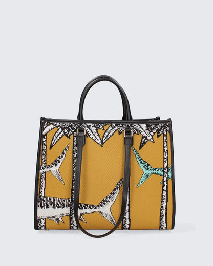 ATENA ONIRIC VIEW - SHARKS-Tote Bags-MY BEST BAG- Pointure.AE