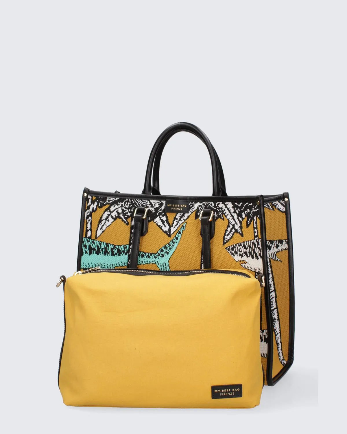 ATENA ONIRIC VIEW - SHARKS-Tote Bags-MY BEST BAG- Pointure.AE