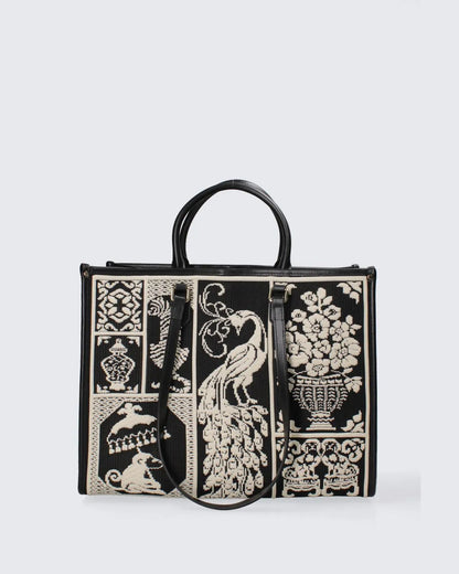 ATENA WILLOW IN BLACK-Tote Bags-MY BEST BAG- Pointure.AE