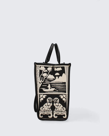 ATENA WILLOW IN BLACK-Tote Bags-MY BEST BAG- Pointure.AE