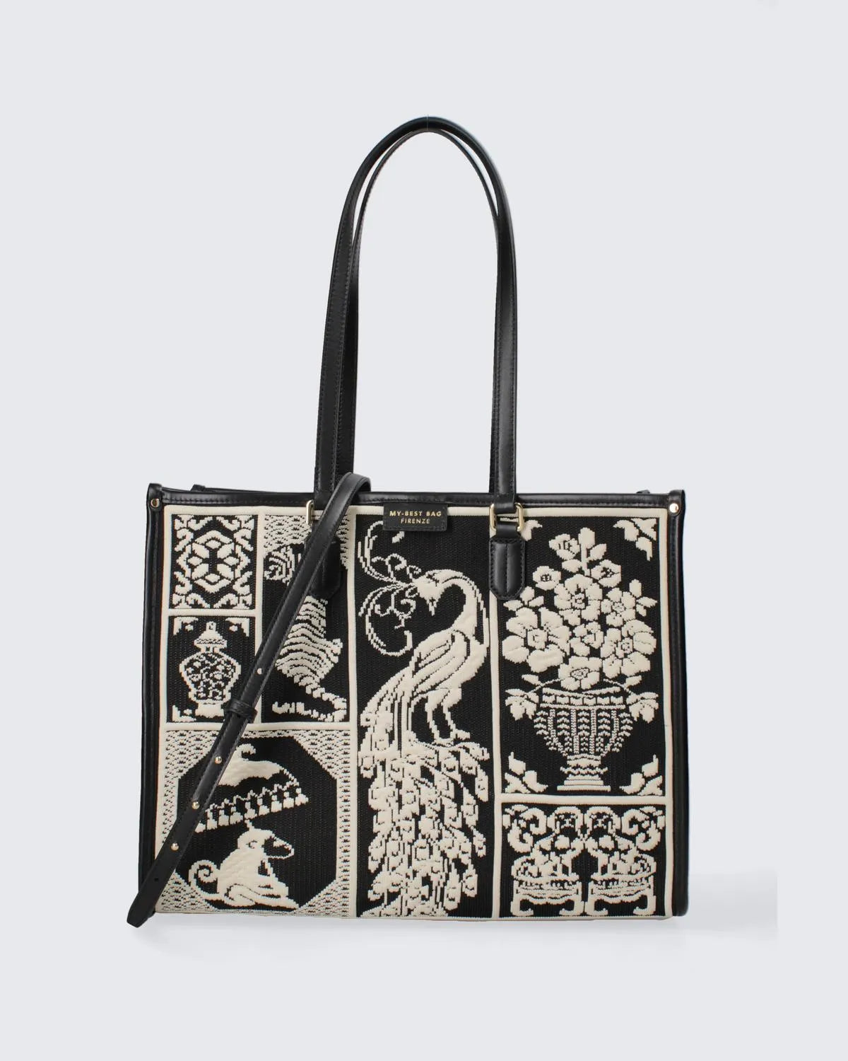ATENA WILLOW IN BLACK-Tote Bags-MY BEST BAG- Pointure.AE