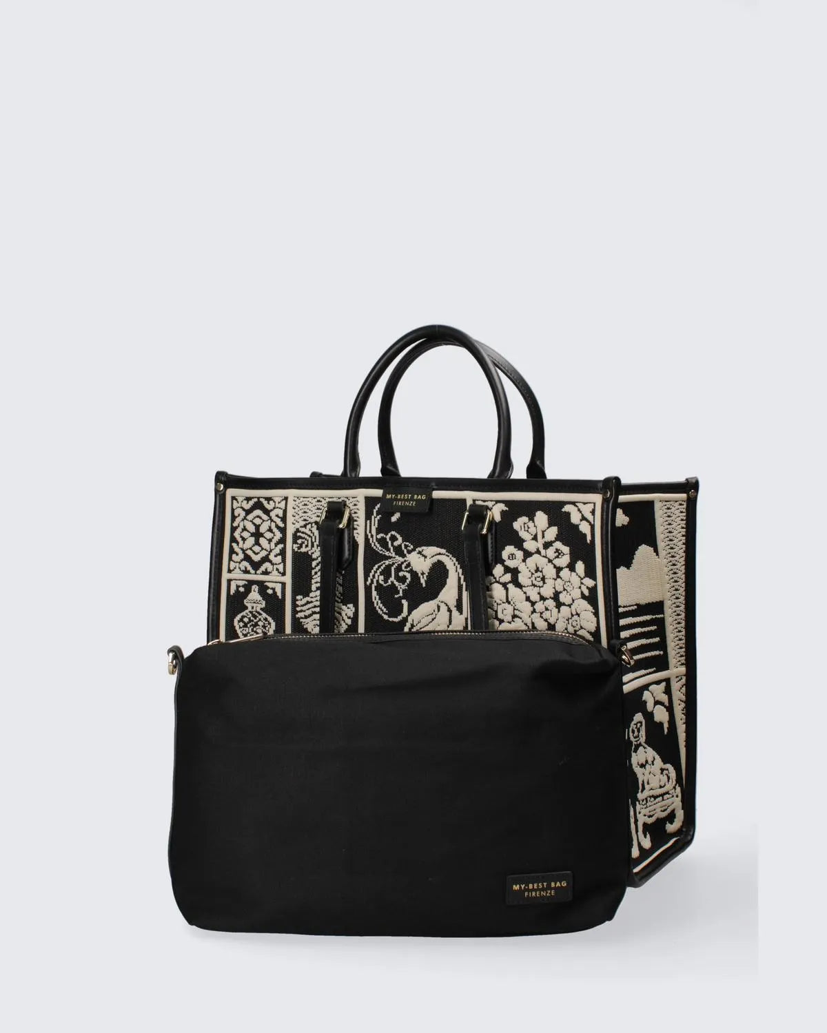 ATENA WILLOW IN BLACK-Tote Bags-MY BEST BAG- Pointure.AE