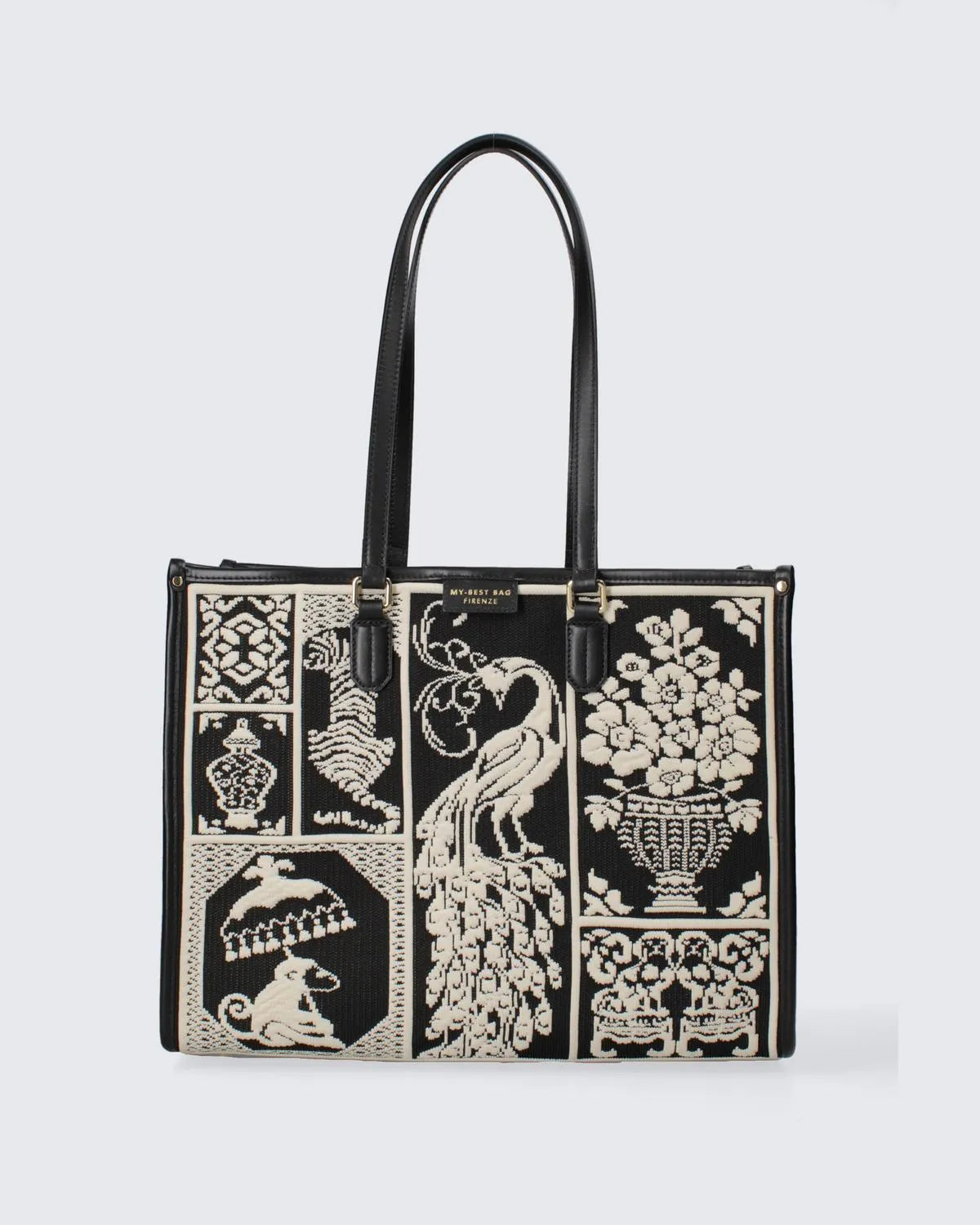 ATENA WILLOW IN BLACK-Tote Bags-MY BEST BAG- Pointure.AE