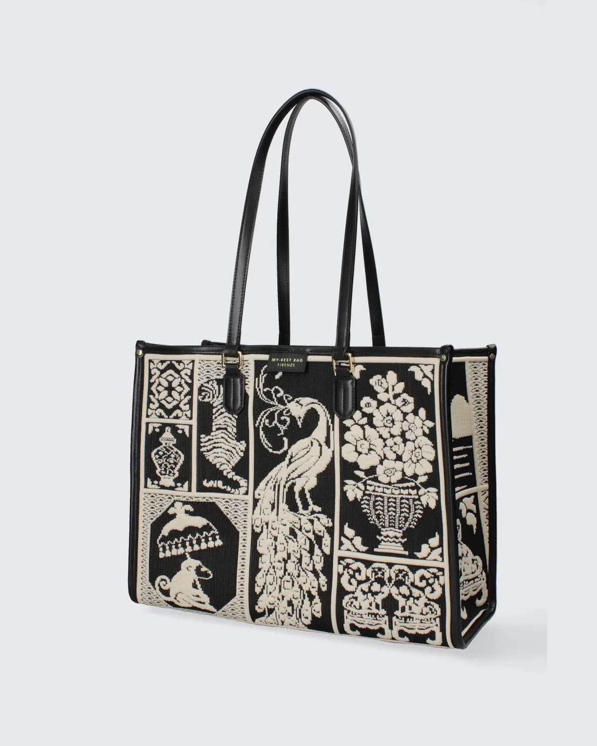 ATENA WILLOW IN BLACK-Tote Bags-MY BEST BAG- Pointure.AE