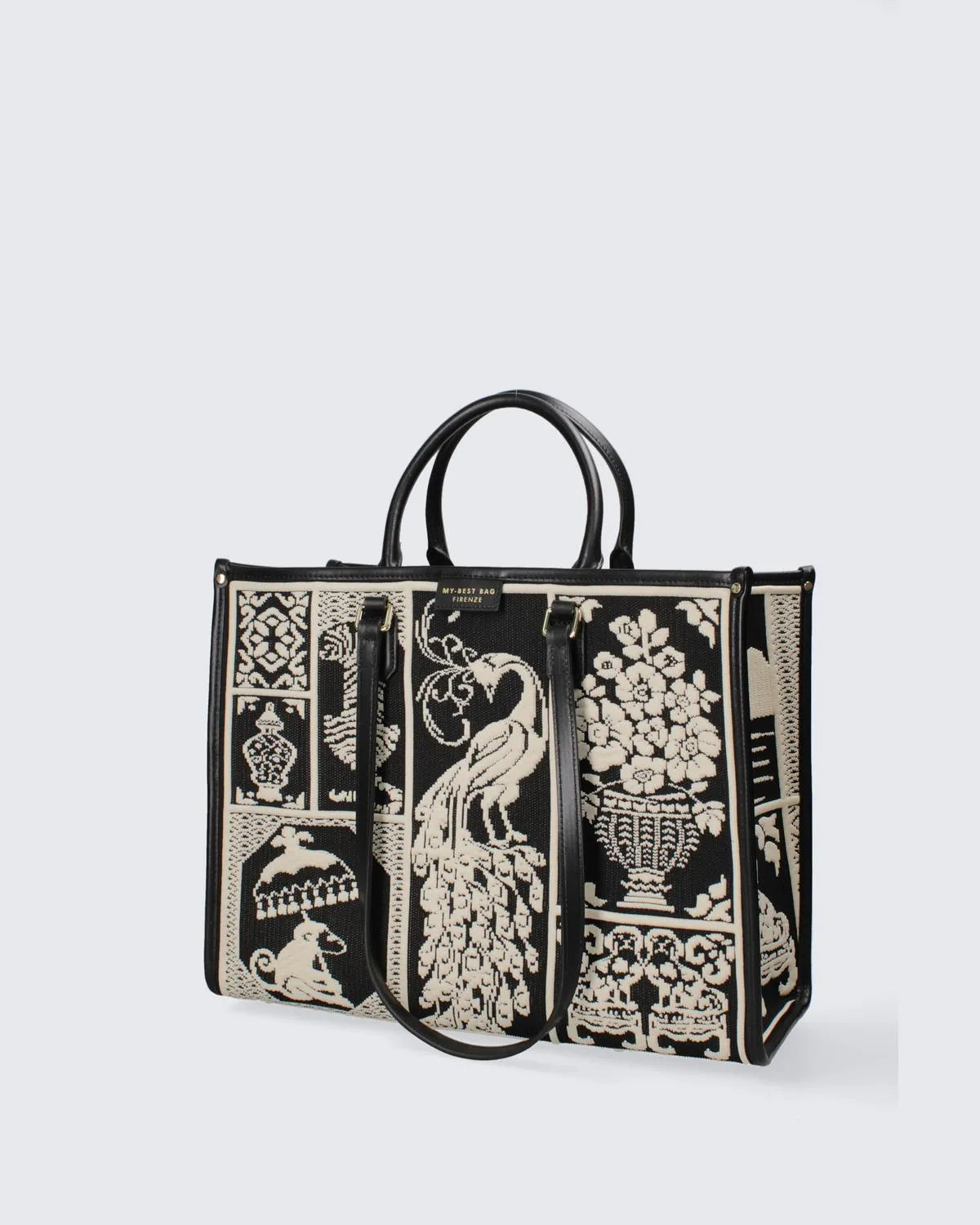 ATENA WILLOW IN BLACK-Tote Bags-MY BEST BAG- Pointure.AE
