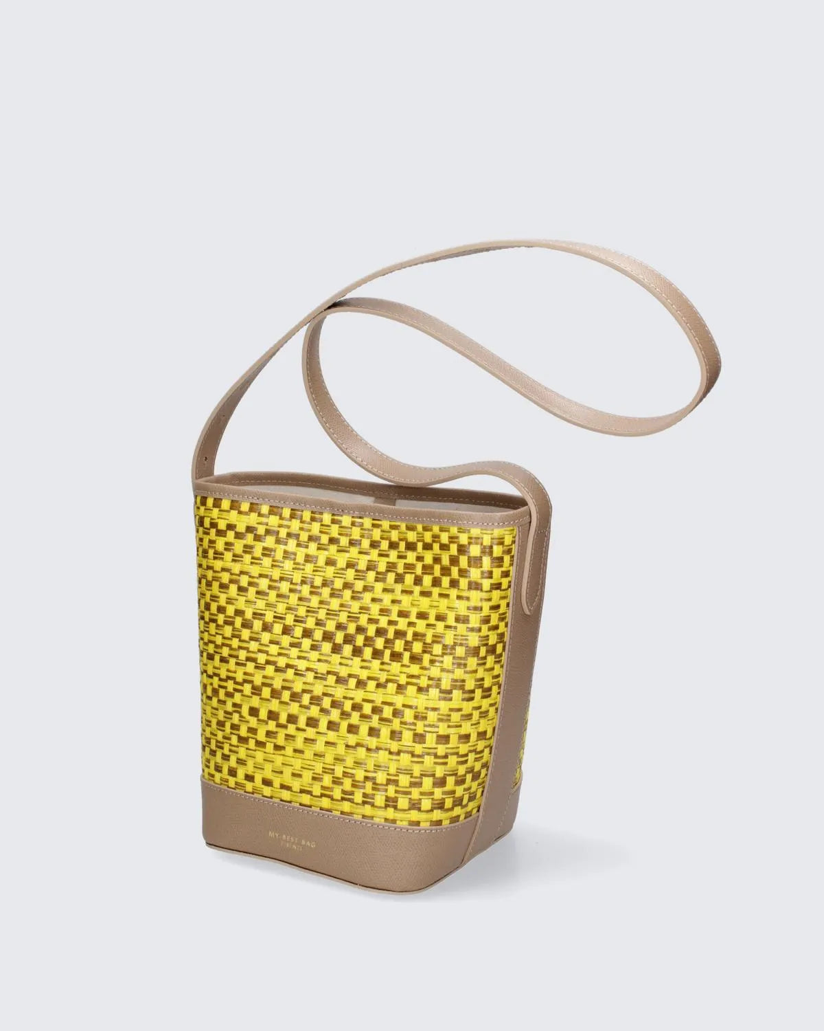BASKET BAG IN YELLOW-Basket Bags-MY BEST BAG- Pointure.AE